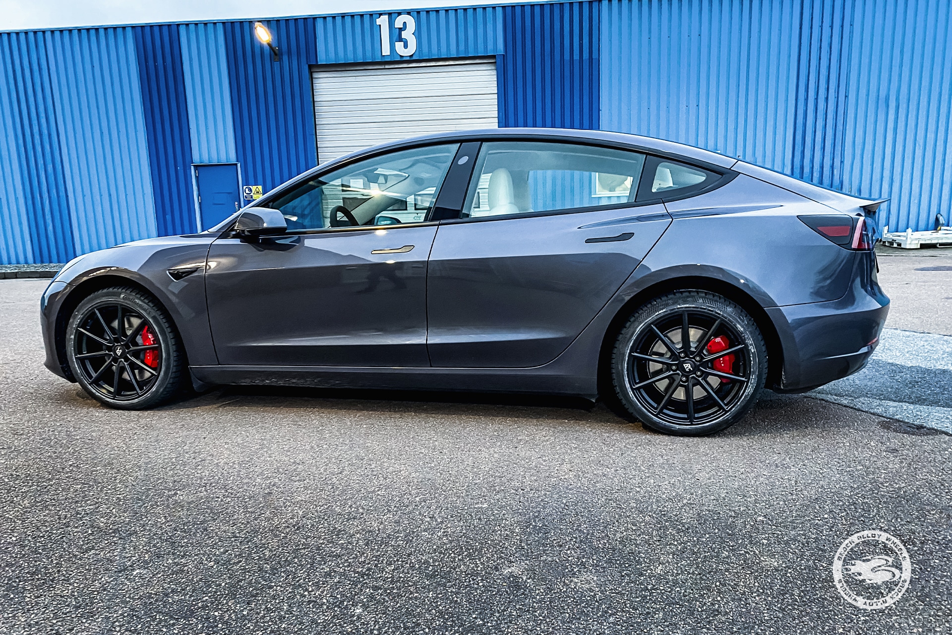 RC-Design RC32 ECE wheels for Tesla Model 3 in black matt